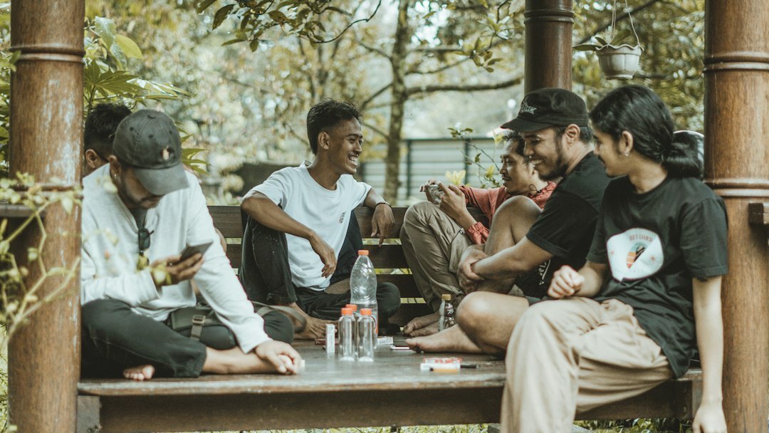 friends having deep conversation